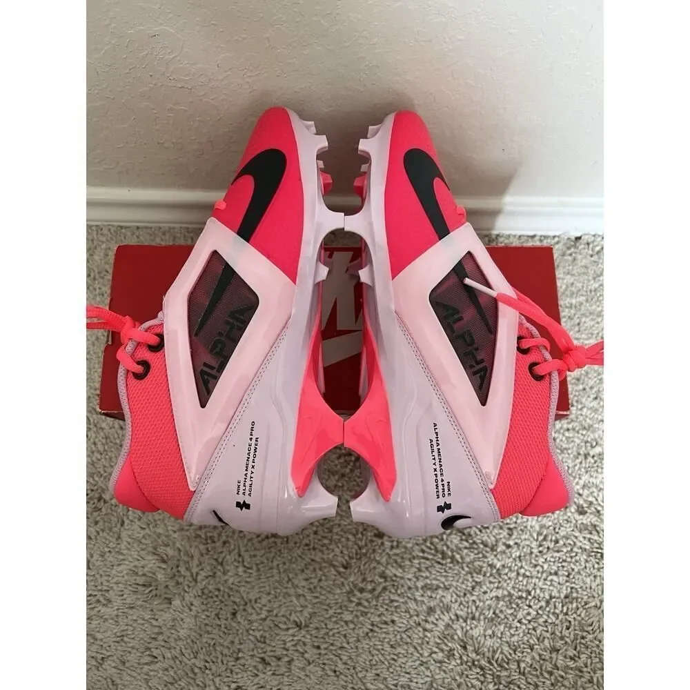 Nike Alpha Menace 4 Pro NRG Racer Pink/Grey HJ4568-600 Size 9 New